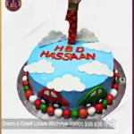 1st Birthday Car Theme Cake in Lahore