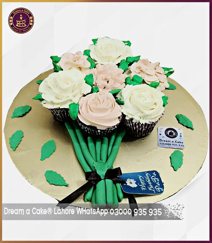 7 Pieces Cupcake Bouquet Gift in Lahore
