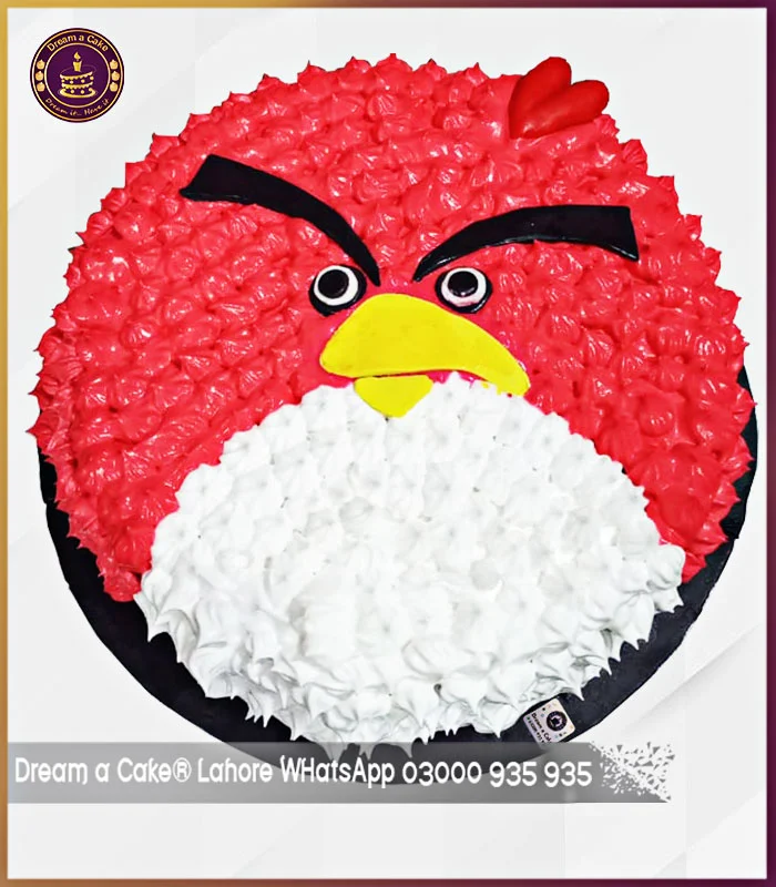 Angry Birds Theme Birthday Cake in Lahore