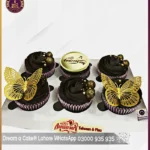 Butterflies Decorated Cupcakes for Anniversary in Lahore
