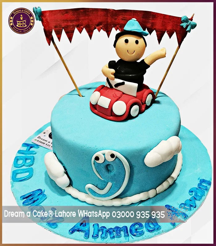 Car Cake for Son’s Birthday in Lahore