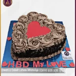 Chocolate Hearts Cake in Lahore