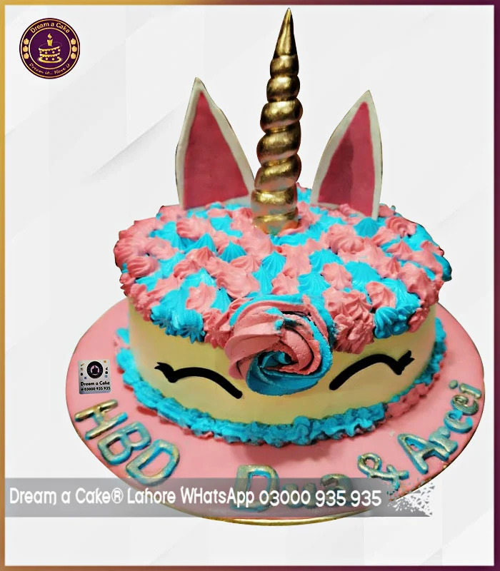 Colorful Unicorn Cake in Lahore
