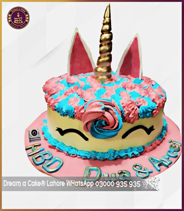 Colorful Unicorn Cake in Lahore