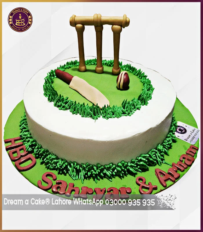 Cricket Lover Birthday Cake in Lahore
