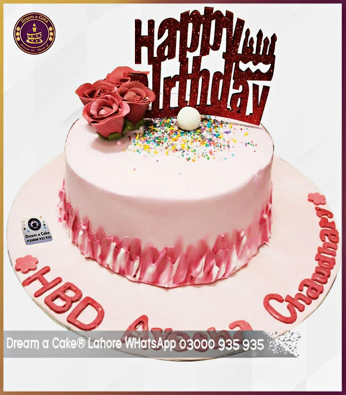 Designer Cake for Your Wife's Birthday in Lahore