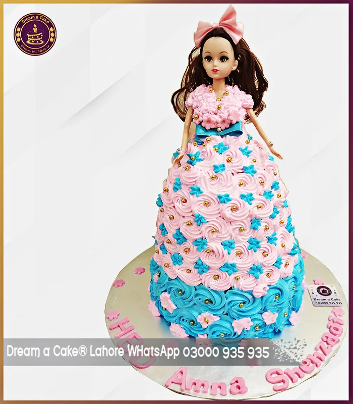 Dress Matching Doll Cake in Lahore