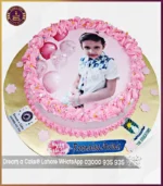 Edible Photo Cake for Daughter’s Birthday in Lahore