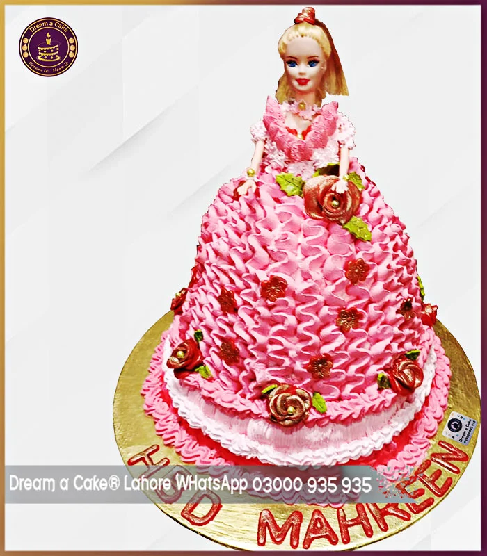 Fairy Barbie Doll Cake in Lahore