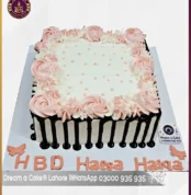 Floral Pearls Cake for Birthday in Lahore