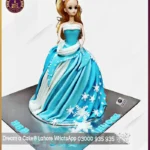 Fondant Made Designer Doll Cake in Lahore