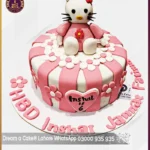 Fondant Made Hello Kitty Cake in Lahore