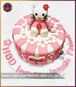 Fondant Made Hello Kitty Cake in Lahore