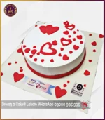 Full of Hearts Anniversary Cake in Lahore