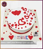 Full of Hearts Anniversary Cake in Lahore