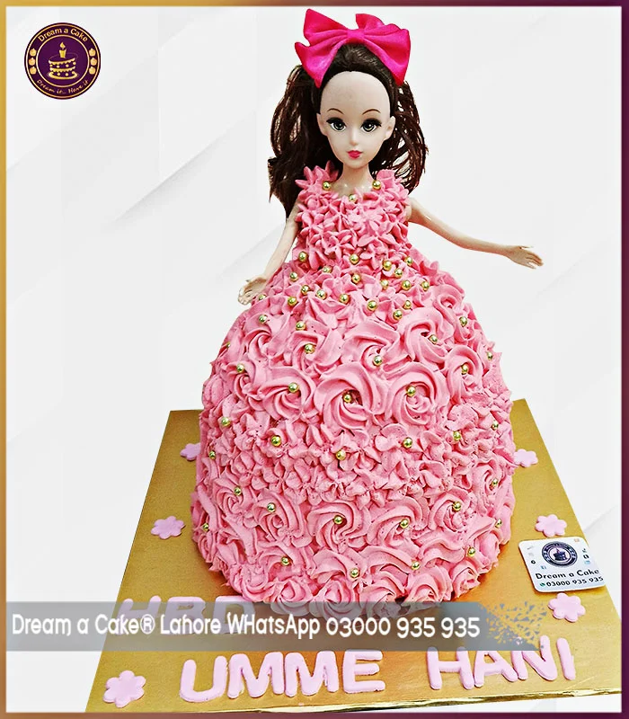 Glory Barbie Doll Cake in Lahore