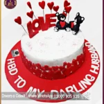 HBD Husband Teddy Bears Cake in Lahore