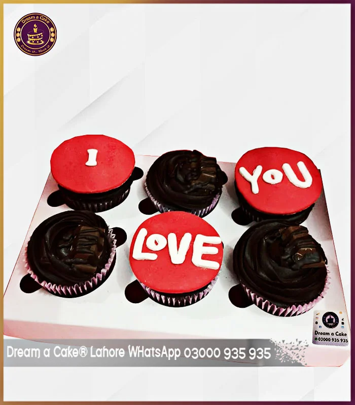 I Love You Cupcakes in Lahore