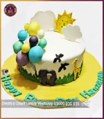 Jungle Safari Theme Cake in Lahore