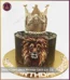 Lion Crown Cake for Brother's Birthday in Lahore