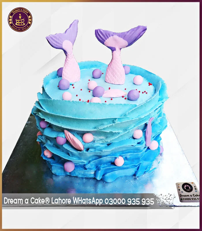 Lovely Mermaid Theme Cakes in Lahore