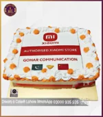 MI Mobile Logo Corporate Picture Cake in Lahore