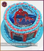 Picture Cake for Birthday of Spiderman Lover in Lahore