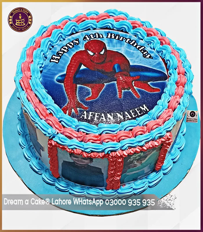 Picture Cake for Birthday of Spiderman Lover in Lahore