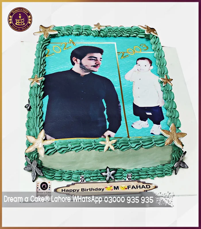 Picture Cake for Friends Birthday in Lahore