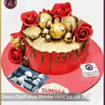 Red Color Cake to Propose Someone in Lahore