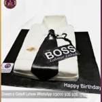 Shirt and Tie Cake for Your Boss Birthday in Lahore