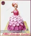 Sparkly Pink Barbie Doll Cake in Lahore