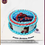 Spiderman Theme Picture Cake in Lahore