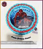 Spiderman Theme Picture Cake in Lahore