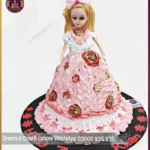 Sweet Little Doll Cake in Lahore