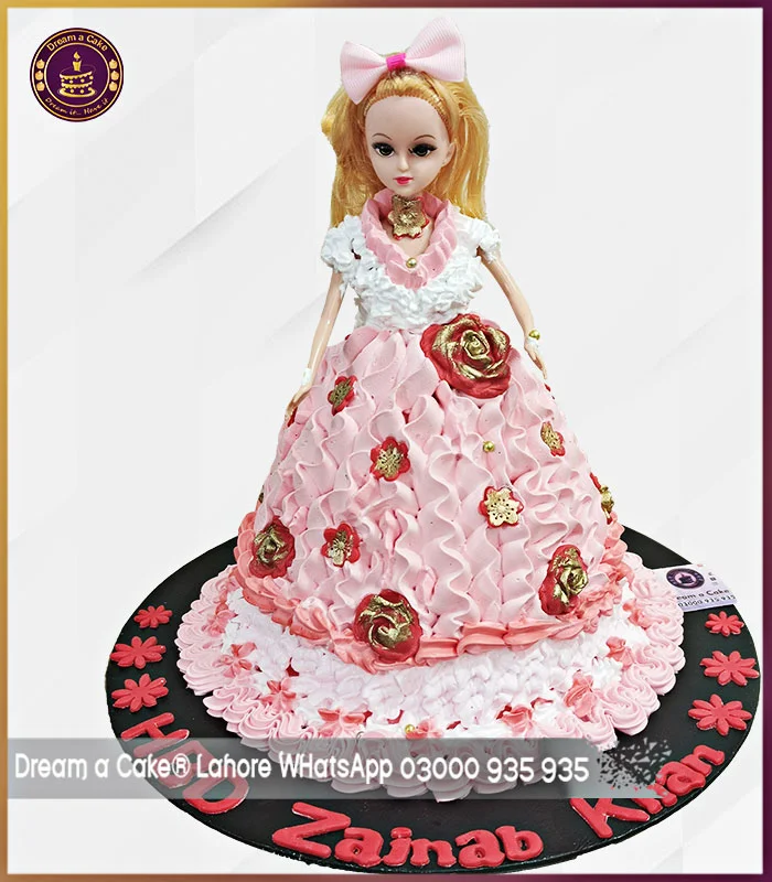 Sweet Little Doll Cake in Lahore