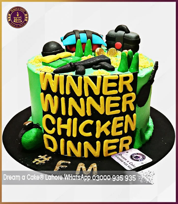 Wining Moment PUBG Cake in Lahore