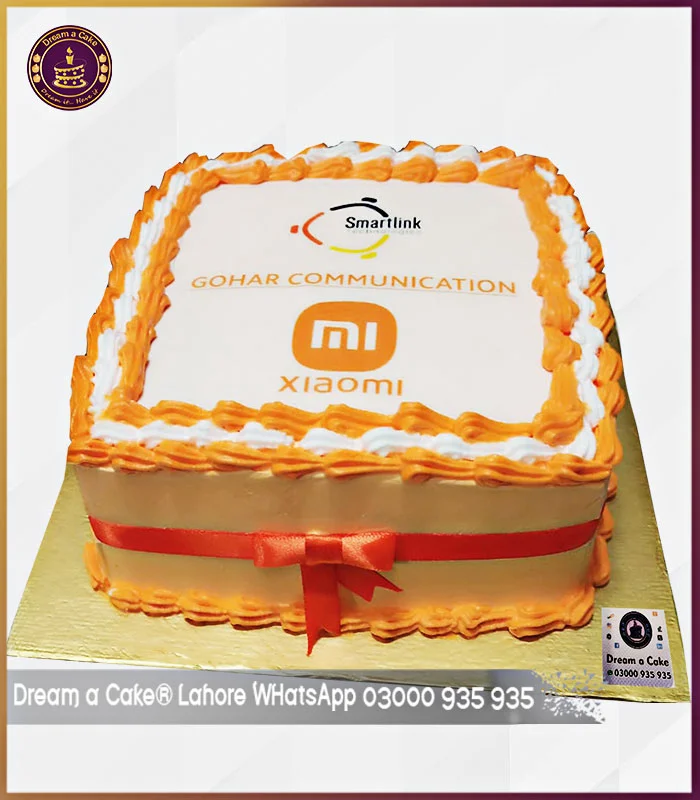 Xiaomi MI Mobile Corporate Picture Cake in Lahore