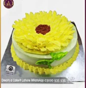 Yellow Charmer Sunflower Cake in Lahore