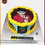 Batman Theme Picture Cake for Student’s Birthday at Schools in Lahore