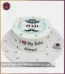 Blissful Father Day Picture Cake in Lahore