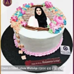 Blooming Picture Cake for Wife Birthday in Lahore