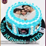 Blue Fantasy Picture Cake in Lahore