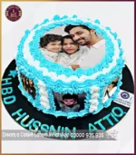 Blue Fantasy Picture Cake in Lahore