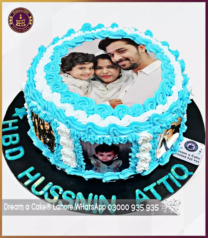 Blue Fantasy Picture Cake in Lahore