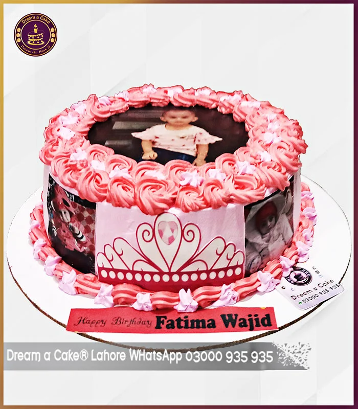 Cute Princess Picture Cake in Lahore