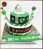 Two Tier Freedom Theme Cake in Lahore