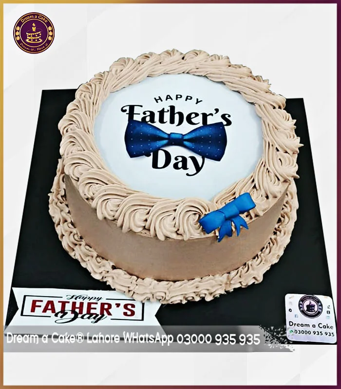 Divine Chocolate Father Day Picture Cake in Lahore
