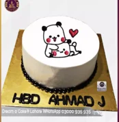 Ecstasy of Love Teddy Bear Cake in Lahore