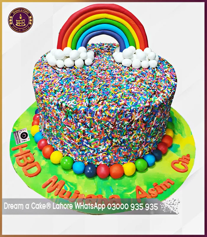 Exclusive Rainbow Sprinkles Cake in Lahore